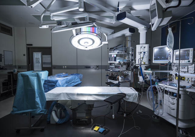 An operating theatre