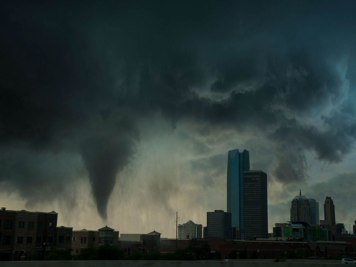 Tornado over Oklahoma City